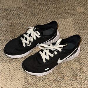 Nike Black and White Sneakers